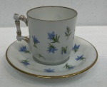 Coleção: xícara e pires em porcelana