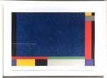 Sued: Trabalho serigráfico sem tiragem apresentando trabalho abstrato característico do artística assinado a lápis e datado 2010. Med.61x88 com moldura 81x1,08