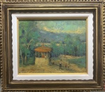 Manoel SANTIAGO (1897-1987) - óleo s/ madeira, medindo: 33 cm x 40 cm e 61 cm x 54 cm