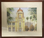 DE BONI - aquarela s/ papel, medindo: 42 cm x 34 cm e 60 cm x 52 cm