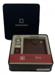 SWISSWIN - Conjunto de carteira e chaveiro na caixa