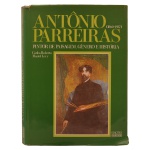 ANTÔNIO PARREIRAS (1860-1937) - Pintor de Paisagem, Gênero e História, Carlos Roberto Maciel Levy. Edições Pinakotheke. Livro em português, contém ilustrações em cores e preto e branco, `pode-se dizer que este livro inaugura um modelo muito eficaz para o estudo e o aprofundamento do conhecimento sobre o fenômeno de nossa evolução estética`. Capa dura, com a terceira folha com pedaço rasgado, parte interna amarelada pelo tempo. 203 páginas.