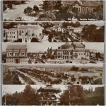 GUILHERME GAENSLY (Suíça, 1843  São Paulo, 1928) - Coleção de 5 cartões postais da Série B editadas em sépia entre 1905 e 1910.No. 24  São Paulo, Viaducto do Chá, No. 25  São Paulo, Av. Higienópolis, No. 27  São Paulo, Av. Paulista 1, No. 30  São Paulo, Av Tiradentes 2, No. 32  São Paulo, Parque Antarctica 2.