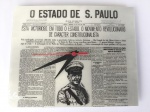 MILITARIA - REVOLUÇÃO DE 32 RELÓGIO COMEMORATIVO DO JORNAL ESTADO DE SÃO PAULO EM PLÁSTICO.