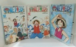 Mangás One Piece volumes 1, 2 e 10– ano 2002 – usados bem conservados - quadrinhos gibi