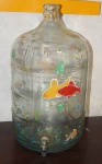 Garrafão de vidro.  (desgastes)med. 50 x26 cm
