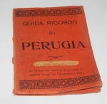 Colecionismo:  Guida Ricordo di Perugia - monumentos históricos . (desgates)