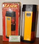 Luz de emergência, lanterna laser (não testada)