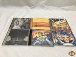Lote de 6 cd's originais de músicas diversas. Composto de Invasion of the millennium, Moonight, etc.