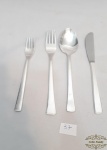 Lote de 4 talheres em prata 90 de Cias Maritima, sendo 2 garfos, 1 colher 1 faca