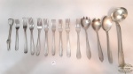 Lote cozinha com 14 talhaeres diversos em aço inox