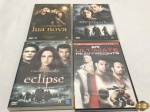 Lote com 4 dvd's originais, composto de Lua Nova, Eclipse, etc.