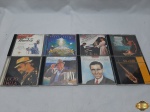 Lote de 8 cd's originais, composto de títulos nacionais e internacionais. Como Boleros Inesquecíveis, Tony Angeli, etc.