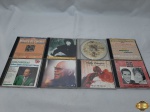 Lote de 8 cd's originais, composto de títulos nacionais e internacionais. Como Quincy Jones, Toqinho, etc.