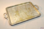 Bandeja em prata 90 Wolff. Medindo 50cm x 33cm.