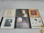 Lote de 6 cd's originais, composto de Celine Dion, Vangelis Themes, etc.