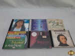 Lote de 6 cd's originais, composto de Chopin, Roberto Carlos, etc.