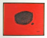 Was, Abstrato, Óleo sobre Tela, 80x100, com moldura Aldemir Martins, acid