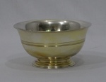 Bowl de prata com vermeil 925, manufatura Tiffany. 14 cm de diâmetro x 7 cm de altura. Peso aprox. 282 gr,