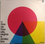 LP ELIS REGINA E ZIMBO TRIO - O FINO DO FINO "AO VIVO" NO TEATRO RECORD / GRAVADORA PHILIPS / 1965