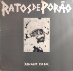 LP RATOS DE PORÃO - DESCANSE EM PAZ / GRAVADORA BARATOS AFINS / 1986