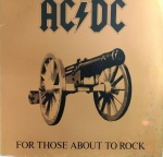 LP AC/DC - FOR THOSE ABOUT TO ROCK / GRAVADORA EMI-ODEON / 1982