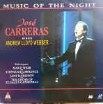 LASER DISC JOSÉ CARRERAS SINGS ANDREW LLOYD WEBBER / 1991