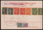 Brasil 1919 - Vale Postal no valor de 269$ réis com selos de depósito e selos para o porte de correio!