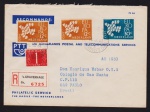 Holanda 1961 - Envelope circulado com selos da série EUROPA CEPT!