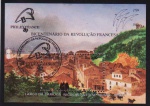 Brasil 1989 - Revolução Francesa,  bloco filatélico com carimbo comemorativo!