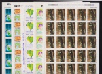 Brasil - Seleção de 5 folhas de selos comemorativos, todas diferentes e sem carimbo com goma! (Cada folha vale em média R$ 7,00 no mercado!).