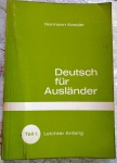 DEUTSCH FUR AUSLENDER - LEICHTER ANFANG - EM ALEMÃO - 117 pags - No estado 