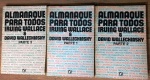 ALMANAQUE PARA TODOS - IRWING WALLACE - 3 VOLUMES - 300 pags (cada) - No estado 