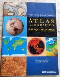 Atlas Geográfico - Espaço Mundial - 120 págs - No estado (Jub)