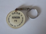 MILITARIA - ANTIGO CHAVEIRO " G.E.A.B. " RONDON