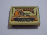 FILUMENIA - ANTIGA CAIXA DE FÓSFOROS " ZEBRA "