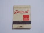 FILUMENIA - ANTIGA CAIXA DE FÓSFOROS DE BOLSO " SMIRNOFF VODKA "