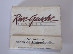 FILUMENIA - ANTIGA CAIXA DE FÓSFOROS DE BOLSO " RIVE GAUCHE RESIDENCE " CONTEM OS PALITOS