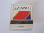 FILUMENIA - ANTIGA CAIXA DE FÓSFOROS DE BOLSO " CIGARROS CASSINO " CONTEM OS PALITOS