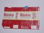 ANTIGA EMBALAGEM DE CIGARROS " WINSTON "