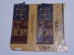 ANTIGA EMBALAGEM DE CIGARROS " LORILLARD'S L.T. BROWN " U.S.A