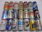 LOTE CONTENDO 21 LATAS ANTIGAS DE CERVEJAS ( TODAS CHEIAS )