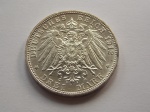 KM#280 - ANTIGA MOEDA DE PRATA DO IMPÉRIO ALEMÃO ( BADE ) 3 MARCOS DO ANO DE 1912 LETRA G / PRATA 900 / 16,6 g / 33,0 mm PEÇA EM EXCELENTE ESTADO DE CONSERVAÇÃO