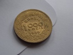 V#176 - ANTIGA MOEDA DO BRASIL ( REPÚBLICA ) BRONZE ALUMÍNIO 1.000 RÉIS DO ANO DE 1939 ( F C )