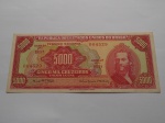 C#109 - BRASIL ANTIGA CÉDULA DE 5.000 CRUZEIROS DO ANO DE 1964 ( SOB )