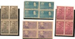 MP349 - Série Completa - Quadras - Selos Brasil - Comemorativos - Reis - C0091 a C0094 - MINT - 1935 - Preco Catalogo  -  232 UF´s