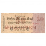 AV9163 - Cédula da Alemanha de 1923, 50 milhoes de Marcos