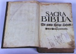 AV9557 - Bíblia Sagrada do ano de 1701 - Muito rara edição em alemão em perfeito estado de conservação!