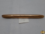 Caneta tinteiro Sheaffer em aço dourado, necessita de carga.