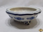 Bowl em porcelana holandesa Delft azul e branca. Medindo 14,5cm de diâmetro x 6cm de altura.